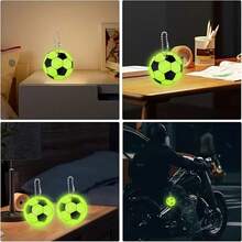 Colgante de mochila de fútbol, llavero reflectante de adecuado para salidas nocturnas, colgante de equipaje - Ver 10