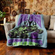 1PC 3D Monster Jam Monster Truck Cartoon Blanket, Edgy Gift For Motorsports Fans, Themed Man Cave Decor, Retro Sci-Fi Party Accent & Race Day Souvenir,Soft Throw Blanket For Home Bedroom Bed Sofa Picnic Travel Office Cover Blanket, Multiple Sizes 50x60 To 60x80 Inches - Nhiều màu 31 - Xem 3