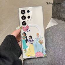 Miniso Disney Princess Jasmine Snow White & Cinderella Floral Design Phone Case Transparent Magnetic Shockproof Case Suitable For Samsung S26 Ultra/S26 Plus/S26/S25 Ultra/S25 Plus/S25/S25 FE/S25 Edge/S24 Ultra/S24 Plus/S24/S24 FE/S23 FE/S23 Ultra/S23 Plus/S23/S22Ultra/S22 Plus/S22/S10E/S20/S20FE/S20PLUS/S21/S21FE/S21PLUS/S21Ultra/A14/A15/A16/A35/A36/A54/A56/A05/A05S/A06/A07/A17/A23/A24/A25/A26/A34/A37/A55/A57/Galaxy Note20Ultra/Note10/Note10 Plus/Note20/Note9/S25 Ultra Case Plus Stocking Stuffers The Girlfriend - Trong suốt - Xem 3