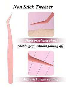 200片自粘假睫毛簇，防水，可重复使用，持久粘性，睫毛嫁接工具，睫毛胶替代品，化妆工具，假睫毛簇粘条 - 黑色 - 查看 9