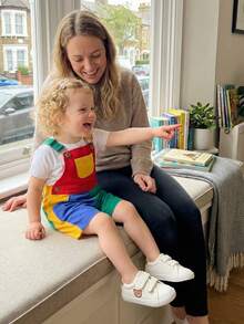 Kids Girls Boys Overall Shorts, Cute Contrast Color Summer Jumpsuit With Pockets For Casual Daily - Multicolor - View 4