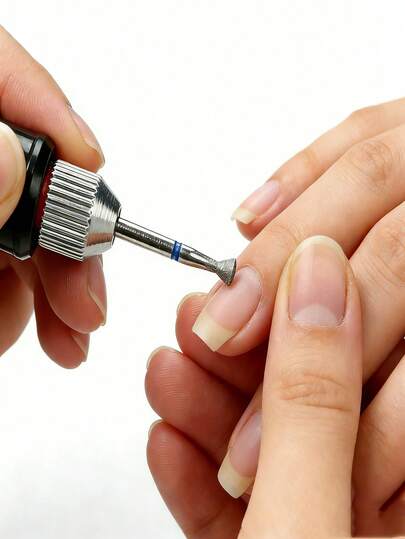 1pc Nail Drill Bit Tool For Removing Excess Glue, Nail Edge Treatment Diamond Grinding Machine Accessory