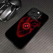 Corazón rojo con el logotipo de BMW sobre fondo negro. Esta elegante funda es compatible con Samsung, Apple, VIVO, OPPO, , Transsion, ,  y Honor. Fabricada en silicona TPU, ofrece protección contra golpes y caídas, además de una sensación superior. Es un regalo ideal para familiares, amigos y seres queridos, y la opción perfecta para San Valentín y Año Nuevo. - Negro - Ver 3