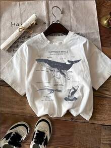 T-shirt alla moda per abbigliamento femminile - Bianco - Visualizzare 6