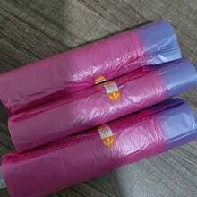 Colored Kitchen Garbage Bags On A Roll, Multicolor Perforated Trash Bags, Thickened Plastic Waste Bag For Home Kitchen Office Bathroom, - View 3
