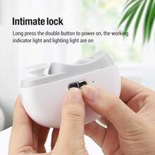 Hailicare 智能自动电动指甲钳多功能指甲磨刀器，适用于成人，可修剪指甲、抛光指甲，USB充电，电池容量：400mAh - 彩色 - 查看 9