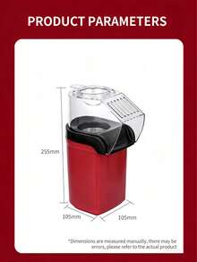 D&M 1 Piece Mini Automatic Popcorn Machine For Home Kitchen, High-Speed Popcorn Machine, Fully Automatic Popcorn Machine, Mini Electric Popcorn Machine For Home Kitchen - US A Type Plug(110-127V) - View 11