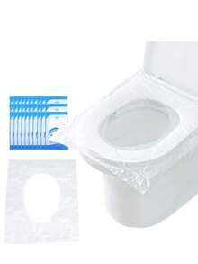 Disposable Travel Toilet Seat Cover, Portable Waterproof Toilet Mat, Business Travel Necessity, Bathroom Decor, Summer - B - View 9
