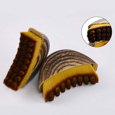 3pcs Lymphatic Drainage Facial Massage Tool & Shaping Brush - Portable Facial Lymphatic Drainage Tool, Body Brush, Facial Care Brush With Soft Nylon Bristles, Suitable For Reducing Puffiness And Lymphedema, Sensitive Skin Friendly Light Beige, Simple And Painless Skincare