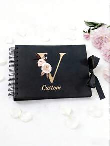 60 Page (30 Sheets) Personalized Photo Album/Scrapbook, Suitable For Wedding Guest Book, Anniversary, Family DIY Photo Album, And Craft/Mother's Day Gift (Small Size 8.3*5.7 Inches) - Multicolor - View 15