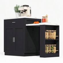 Mobile Storage Islands - Hitam - View 8