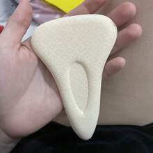 女士防水私处贴，女士防水私处贴，女士私处贴，女士防水私处垫，防眩光，游泳防眩光贴纸，瑜伽防眩光贴纸，健身防眩光贴纸，女孩游泳海绵隐私贴纸，消除尴尬线条，丰满前片瑜伽裤内衬垫，可重复使用 - 柔軟款 - 查看 1