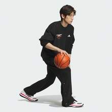 Adidas Men's GSH CREW Knit Sweatshirt Sweatshirt KC2787 - Black - View 6