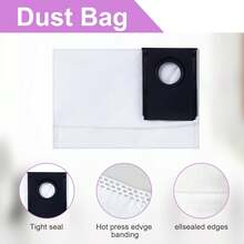 Dust Bags Replacement For Eureka J15 Pro Ultra Robot Vacuum – 2 Packs Large Capacity Dust Collection Bags - B - View 4
