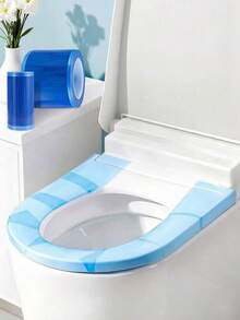 1卷隔离膜断点马桶座圈、污垢隔离膜、洗脸盆、防水、污垢隔离开关、水龙头、防尘贴纸、便携式酒店污垢隔离、防水开关、水龙头、马桶隔离膜 - 隔離膜 - 查看 6