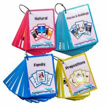 26 Categories Children's Daily Habits, Fruits, Foods, Body Parts English Montessori Flash Cards, Pocket Cards, Educational Learning Toys, Picture Memory Game Cards For Preschool - Multicolor - View 7