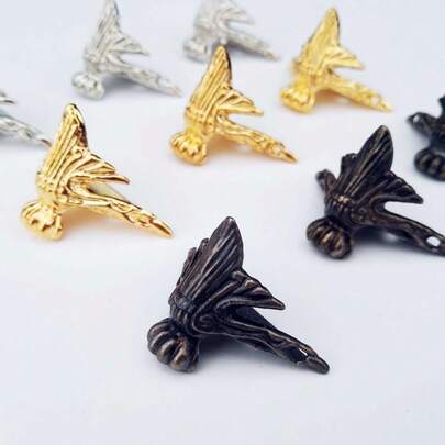 8件套珠宝盒音乐盒木盒装饰脚架腿角保护支架（32颗螺丝）