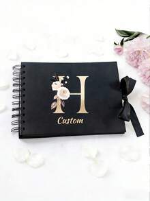 60 Page (30 Sheets) Personalized Photo Album/Scrapbook, Suitable For Wedding Guest Book, Anniversary, Family DIY Photo Album, And Craft/Mother's Day Gift (Small Size 8.3*5.7 Inches) - Multicolor - View 27