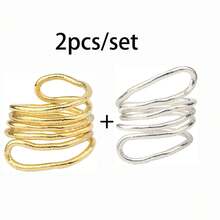 1/2件装 柔韧可弯曲蛇形手链，男女通用时尚款，可扭转调节颈链/项链/腰带，缠绕式手链，多功能柔韧项链，男女通用配饰 - 多色 - 查看 17