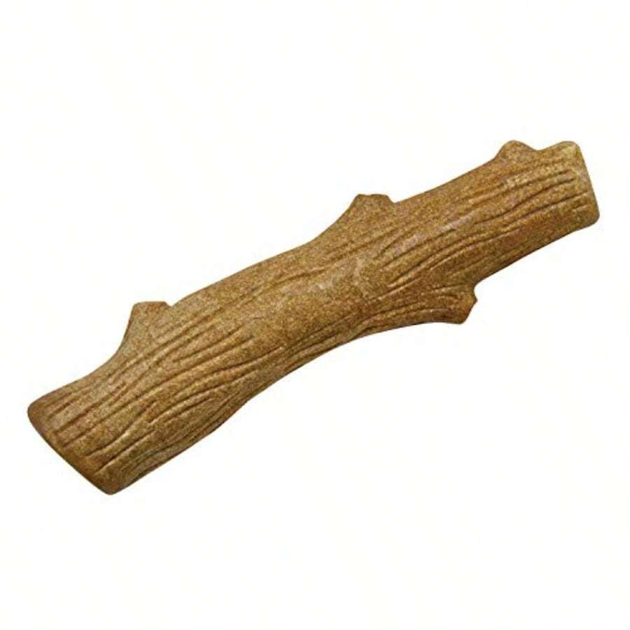 Pupstages Dogwood Dog Chew Toy Real-Wood Blend Natural Flavor And Texture Moderate Chewers Large 8" - Gói lớn gồm 1 sản phẩm - Xem 1