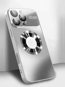 Titanium Luxury Matte Finish Phone Case, Shock-Resistant, Supports Magnetic Wireless Charging, Glass Camera Lens Protection, Compatible With IPhone 17/17Pro/17Pro Max/16/16 Pro/16 Pro Max, 15/15 Pro/15 Pro Max, 14 Pro/14 Pro Max/14/13 Pro Max/13 Pro/13/12 Pro Max/12 Pro/12/11/11 Pro Max - Grey - View 9