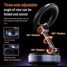 Powerful Magnetic Phone Holder, Suitable For Car Dashboard And Air Vent | Universal 360° Rotation, Compatible With MagSafe And All Phones - Modern Style - View 3