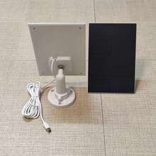 Solar Panel For Security Camera, Camera Solar Panel, Solar Panel Charger Type-C Solar Panel Compatible With Camera, 360° Adjustable, Compatible With Most Surveillance Cameras, Camera Solar Panel With Adjustable Bracket ,White(4W-1 Pack) - White - View 11