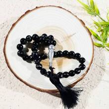 33颗玻璃大花珠，长10厘米，祈祷念珠，赞念珠，伊斯兰祈祷念珠，中东手饰，Zimuslin - 彩色 - 查看 3