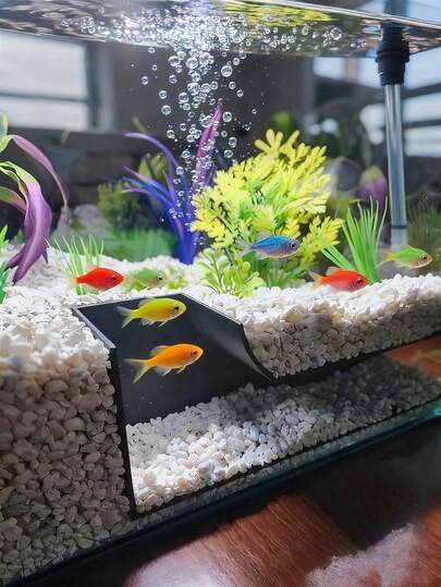 1pc ABS Material Aquarium Cave Tunnel, Underwater Observation Shelter, Hideout For Fish Breeding And Resting, Aquatic Pet Decor, Essential Aquarium Accessory