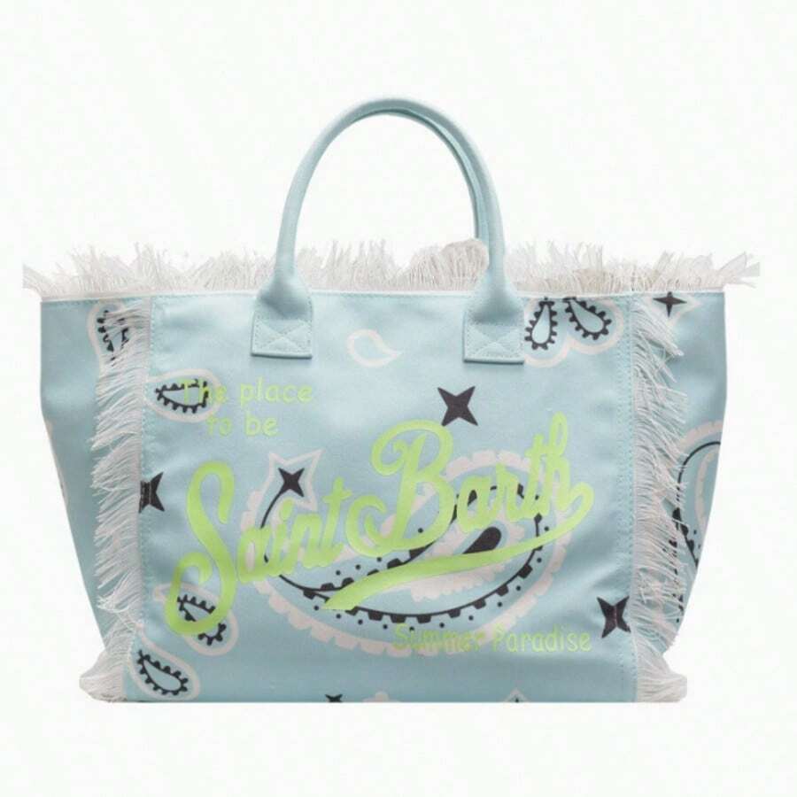 Women Tote Bags - Babyblå - Visa 1