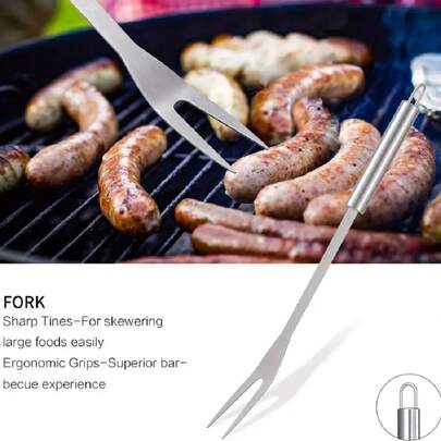 烧烤炉包，户外烧烤工具套装（含叉子和铲子）