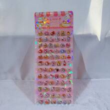 儿童3D卡通动物兔子鼻子贴纸 - 彩色 - 查看 13