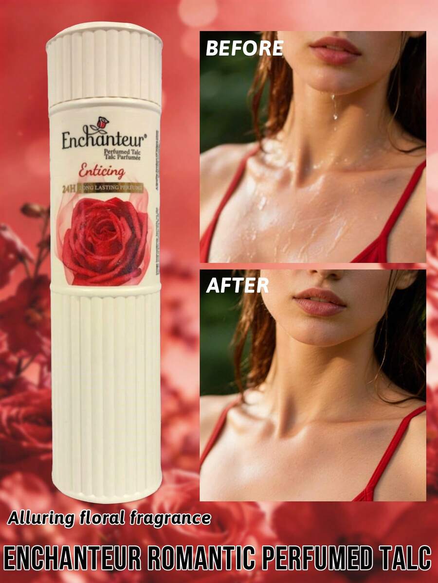 Enchanteur 持久留香爽身粉,24小時保持乾爽清新,帶來清爽舒適感,舒緩瘙癢,細緻粉末 - Alluring floral fragrance - 查看 1
