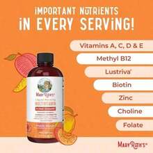 Mary-Ruth's Liquid Multivitamin + Hair Growth - Clinically Tested For Thicker Hair In Women - Improve Facial Wrinkles - Vegan - 15.22 Fl Oz - LMM-hG-pM-15oz-dLHF-bundle - 查看 5