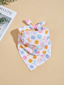 Cute & Sweet Pet Triangle Bib/Scarf, Suitable For Cats And Dogs - Multicolor - View 9