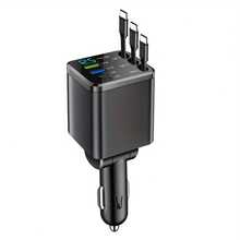 100W 2Type-C Car Charger Fast Charging PD QC3.0 USB C Car Phone Charger Type C Adapter In Car Compatible With Iphone Holiday Gift - one-size - View 11
