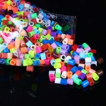 5毫米 1000颗像素拼图铁珠 Perler Hama 拼豆 DIY 高品质手工礼品玩具 熔珠 - 彩色 - 查看 4