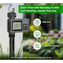 Quality Goods60FT Drip Irrigation System With Water Timer Automatic Garden Watering Kit With 360° Bendable Hose And Adjustable Nozzles Smart Irrigation System For Greenhouse Lawn Yard And Plants - Dài 60 feet kèm hẹn giờ - Xem 3