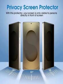 2 Pcs Anti Spy Hydrogel Film Compatible With Samsung Galaxy S26 S25 S24 S23 Ultra S22 S21 S20 Plus S24 S23 FE S25 Edge Note 20 10 Ultra Plus Full Coverage Screen Protector - Clear - View 2