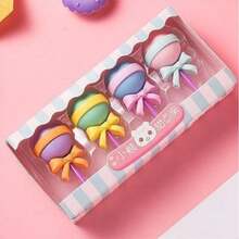 创意卡通礼盒橡皮擦，学生奖品和礼物，逼真的甜点和汉堡造型橡皮擦 - 彩色 - 查看 10