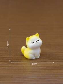10pcs Cat Shaped Small Resin Figurines, Miniature Garden Landscape Decor Accessories, Suitable For Desktop, Car, Room Decoration, Creating A Warm And Cozy Living Space, Wishing You A Gentle And Comfortable Daily Life - A - View 8