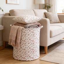 1个防水抽绳洗衣篮，玩具收纳箱 - 彩色 - 查看 2