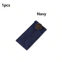4pcs/Set Pants Extender Kit, Includes Pant Button Extender, Long Hook, Waist Elastic Adjuster And Belt Extender Hook, Metal Button Extender, Waist Expansion Elastic Belt, Practical Sewing Tools - Multicolor - View 12