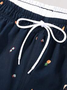 Open Phase MADHERO 男士沙滩短裤，休闲度假风男士泳裤 - 藍色 - 查看 3