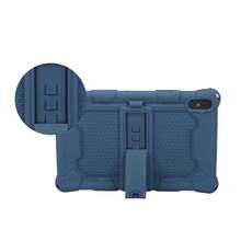 平板电脑防震硅胶保护套，带支架，适用于三星 Galaxy Tab S9FE、S9、S10、S10Lite、S7、S8、A7、S6 Lite、A8、X200/X205、A7Lite，也适用于 M10 FHD Plus 第二代 10.3 英寸平板电脑，型号为 TB-X606，型号为 M11、M9、M8。 - 藍色 - 查看 5