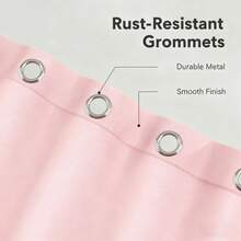 1 revestimiento de cortina de ducha de plástico PEVA ligero con imanes inferiores, cortina de baño impermeable, adecuada para decoración de baño CHGR - Negro - Ver 5