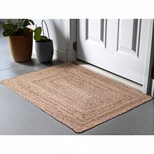 Jute Rug - Natural Hand Woven Jute Area Rug, 2' X 3' Rugs For Outdoor And Indoor, Farmhouse Rug For Dining Room Kitchen, Living Area, Under Table (Natural, 2 X 3 Ft) - 3'x2'(Rectangular) - View 1