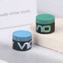1/2Pcs Single V10 TAOM Snooker Pool Chalk High-Quality Professional Billiard Chalk For Precise Play Improved Grip & Control Durable Smooth Application For Snooker Pool Cue Stick Sports Accessories - Green + Blue - View 3