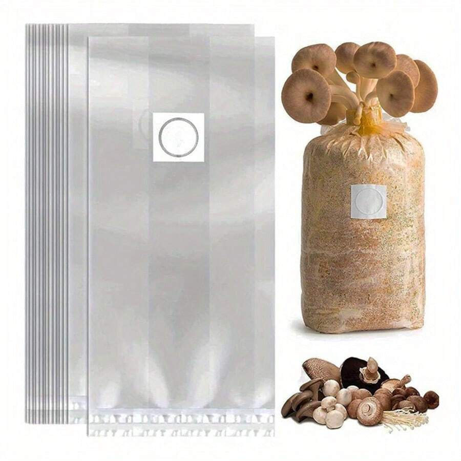 10pcs Mushroom Grow Bags, Plant Growing Tools - 10 - View 1