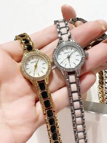 REBIRTH 1pc Women's Minimalist Luxury Versatile Quartz Movement Wristwatch, Suitable For Daily Wear - one-size - View 11